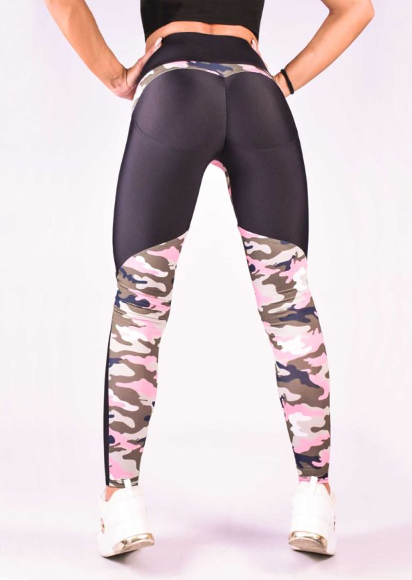 ARMY PINK PUSH-UP LEGÍNY